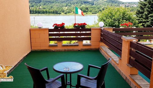 Habitación individual, vistas al río