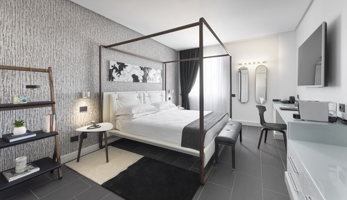 Habitación presidencial, 1 cama de matrimonio grande con sofá cama, bañera de hidromasaje