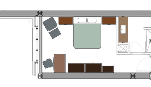 Habitación Deluxe, 1 cama de matrimonio grande