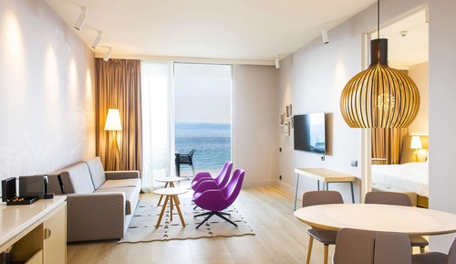 Suite Premium, terraza, vistas al mar