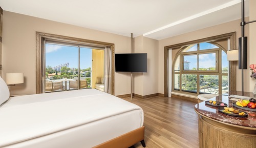 Habitación familiar, 1 cama de matrimonio grande, vistas al campo de golf