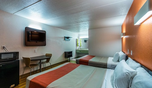 Habitación Deluxe, 2 camas de matrimonio, accesible para personas con discapacidad, no fumadores
