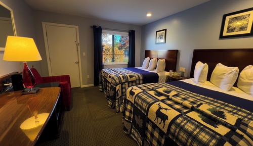 Habitación cuádruple, 2 camas dobles, vistas al jardín, planta baja