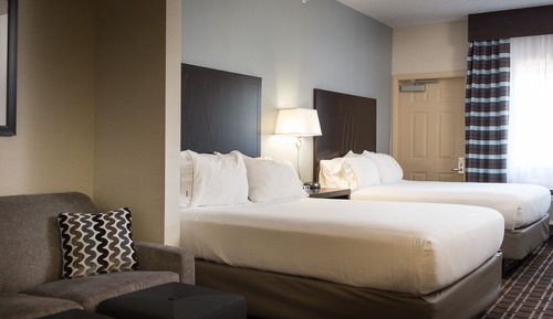 Habitación estándar, 2 camas de matrimonio, vistas al río