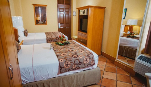 Habitación estándar, 2 camas dobles, fumadores