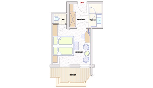 Habitación clásica doble