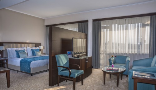 Suite junior, balcón, vistas a la ciudad