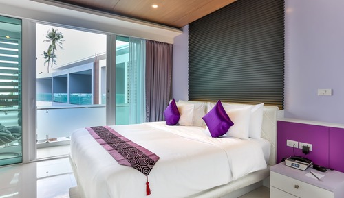 Suite Premium, balcón, vistas parciales al mar
