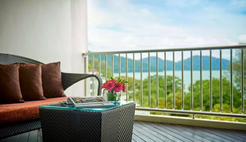 Suite Business, 1 cama de matrimonio grande, lanai