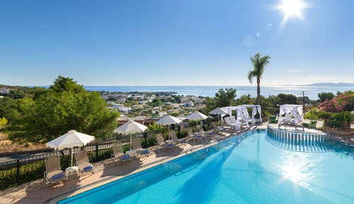 Estudio, balcón, vistas al mar