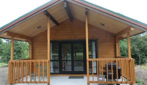 Chalet, 1 cama de matrimonio con sofá cama