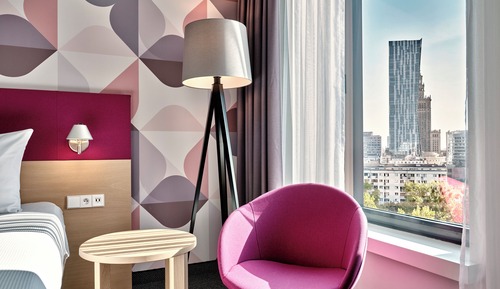 Habitación estándar, 1 cama de matrimonio grande, vistas a la ciudad