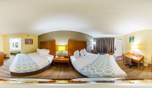 Habitación estándar, 2 camas de matrimonio, no fumadores