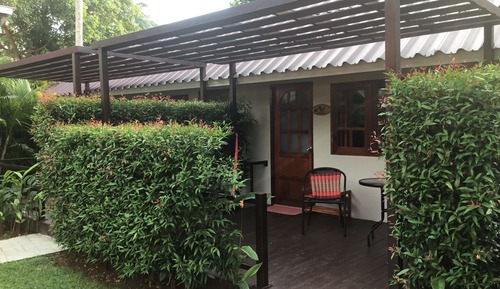 Bungalow Confort, 1 cama de matrimonio grande, vistas a la piscina