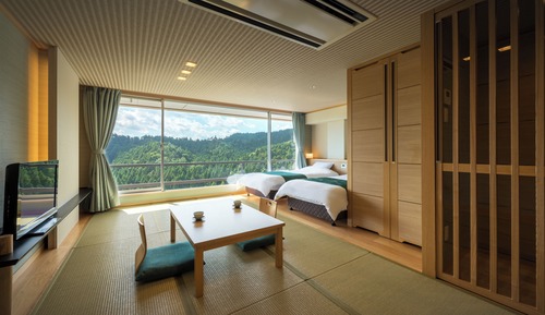 Habitación, no fumadores, vistas a la montaña (Japanese Western Style, Shoin-Kaku)