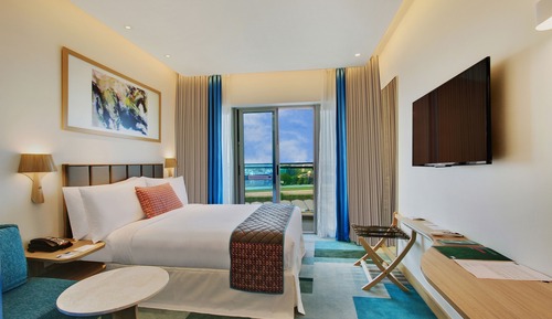 Habitación estándar, 1 cama de matrimonio, fumadores (Turf View)