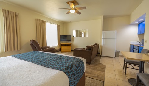 Suite, 1 cama de matrimonio, cocina