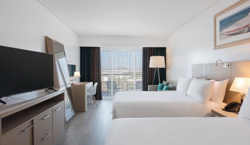 Suite junior, 2 camas dobles, vistas a la ciudad