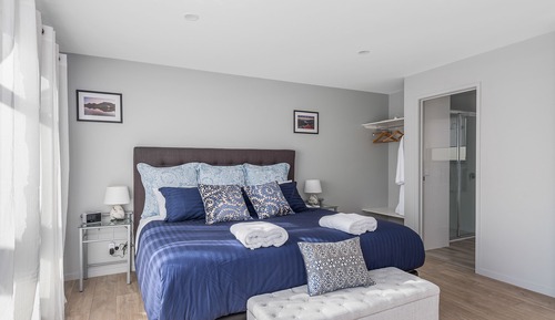 Cabaña Deluxe, 1 cama de matrimonio grande, vistas al jardín (Cascaya)