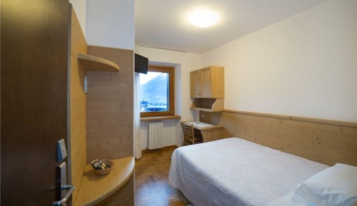 Habitación individual estándar, baño privado, vistas a la montaña