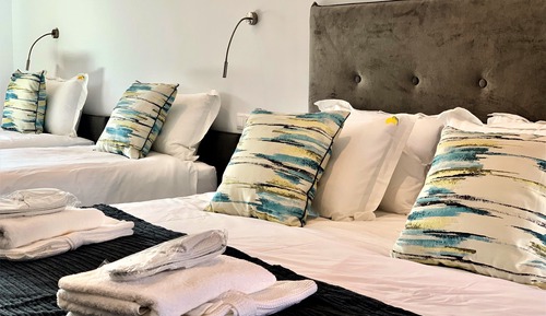 Suite de lujo, 2 habitaciones, terraza, en la zona del jardín
