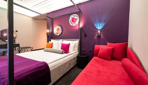 Habitación Premium, 1 cama de matrimonio grande con sofá cama