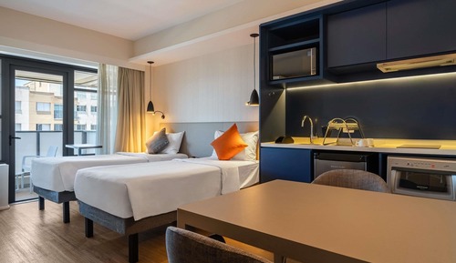 Apartamento superior, 2 camas individuales