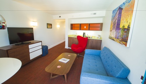 Suite Deluxe, 2 camas dobles, vistas a la piscina
