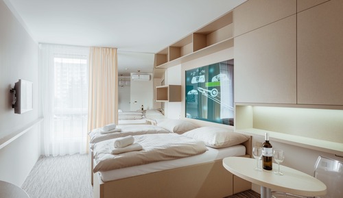 Habitación estándar doble, cocina básica