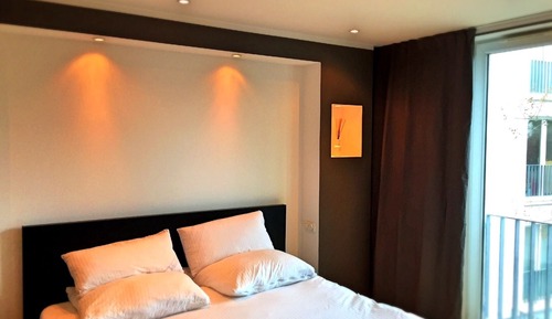 Apartamento de lujo, 2 habitaciones, accesible para personas con discapacidad, balcón