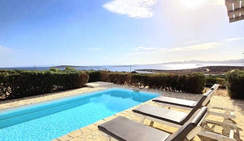 Villa, 2 habitaciones, piscina privada, vistas al mar