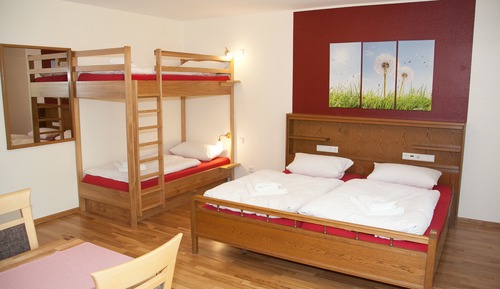 Habitación cuádruple estándar, vistas al jardín (2)