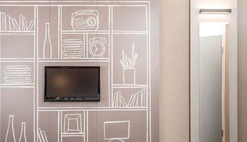 Habitación estándar, 1 cama doble con sofá cama