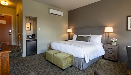 Habitación Deluxe, varias camas, frigorífico, vistas a la ciudad