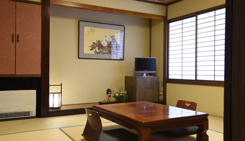 Habitación tradicional, baño compartido (Japanese Style 8 tatami, Dinner Beef)