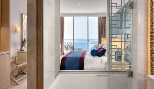 Habitación Deluxe con 1 cama doble o 2 individuales, vistas al mar