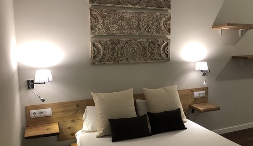 Habitación cuádruple, en la zona del jardín