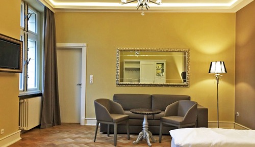 Suite superior, 1 cama de matrimonio con sofá cama