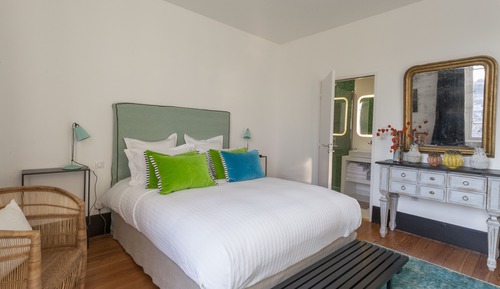 Habitación triple Confort, vistas al jardín