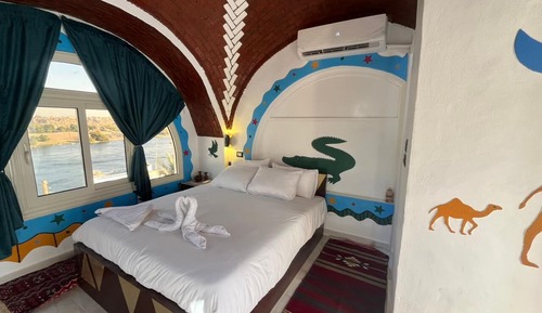 Habitación panorámica doble, 1 cama de matrimonio grande, vistas al río