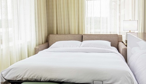 Habitación, 1 cama de matrimonio grande con sofá cama