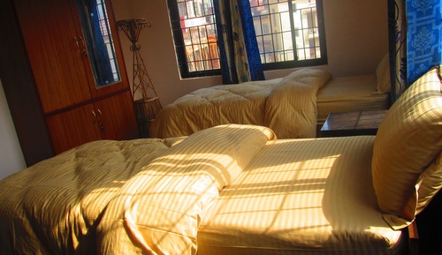 Habitación con 2 camas individuales, no fumadores, vistas a la colina