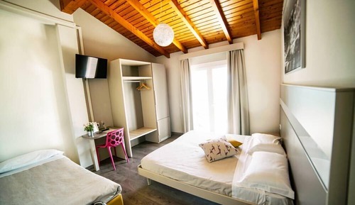 Habitación triple familiar, vistas al lago