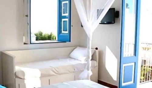 Habitación panorámica con 1 cama doble o 2 individuales, vistas al mar