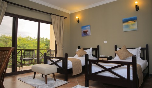 Habitación estándar con 2 camas individuales, vistas al lago (Grand View)