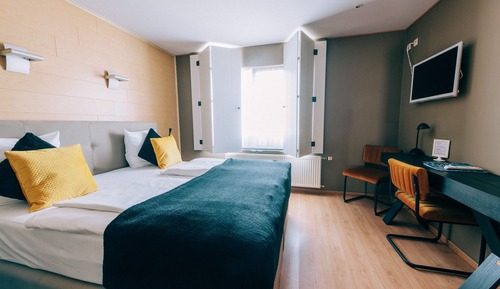 Habitación clásica doble de uso individual, no fumadores, baño privado