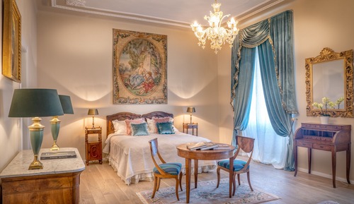Suite estudio de lujo, 1 cama de matrimonio grande, vistas al patio