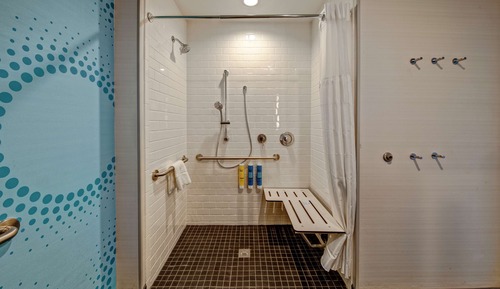 Habitación, 1 cama de matrimonio grande, accesible para personas con discapacidad (Roll-In Shower)