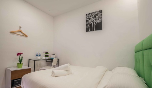 Habitación doble superior, 1 cama de matrimonio, baño privado
