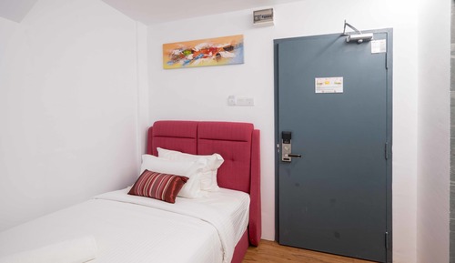 Habitación individual básica, 1 cama individual, baño privado